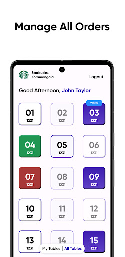 Muncho waiter app Screen 2