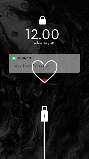 Heart Charging Wallpaper