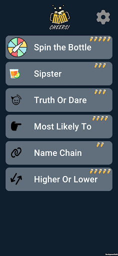 Android application Cheers! - Party Drinking Game screenshort