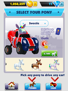Screenshot 11 Pony Craft Unicorn Car Racing android