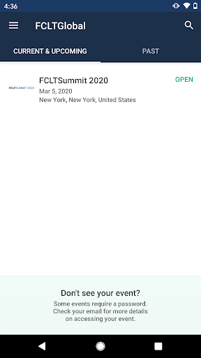 FCLTGlobal Events Screenshot 2 - AppWisp.com