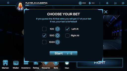 Satoshi Fight Club Screen 3