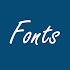 Cool Fonts, Texts For FlipFont