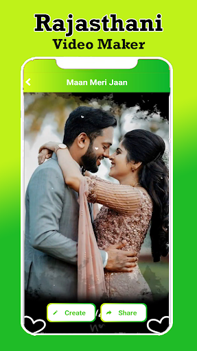 Android application Rajasthani Video Status Maker screenshort