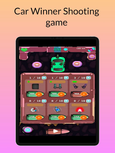 shooting game : winner car Screen 3