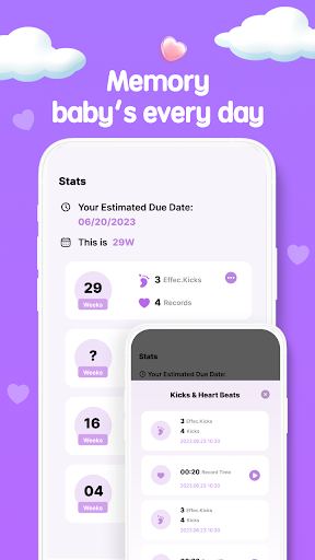 My Baby Heart Rate Monitoring Screen 3