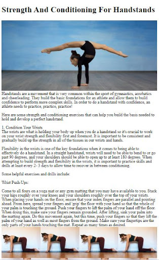 How to Do Gymnastics Handstand Screenshot 4 - AppWisp.com