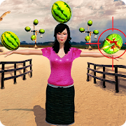 Expert Watermelon Target Shooting Challenge