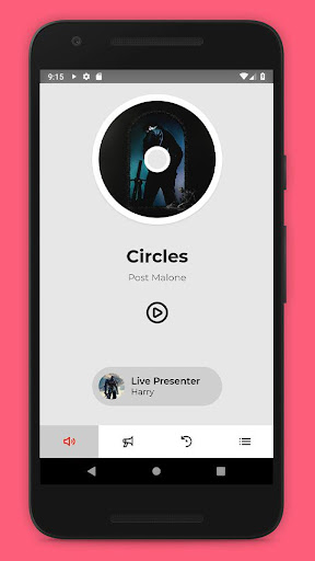 Android application Simulator Radio screenshort