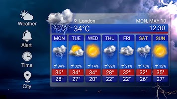 OS Style Daily live weather forecast