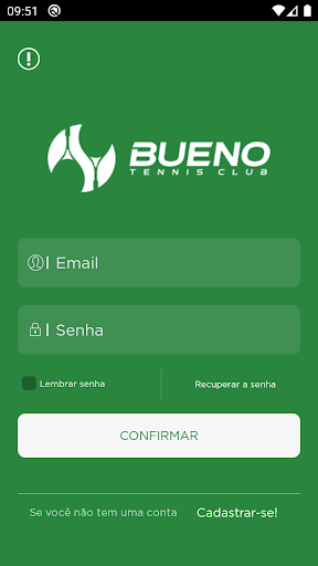 Android application Bueno Tennis Club screenshort
