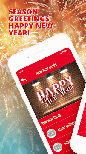 Android application Happy New Year Cards GIFs screenshort