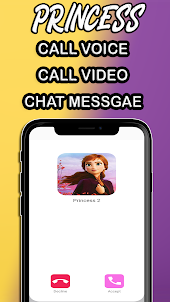 Princess video call prank