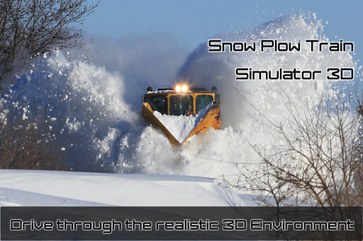 Snow Plowing Train 3D Screen 2