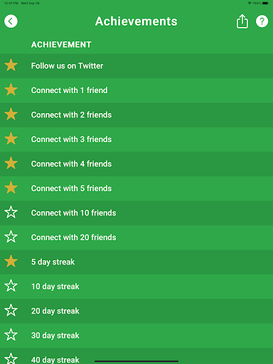 Screenshot of QuizSwipe Football