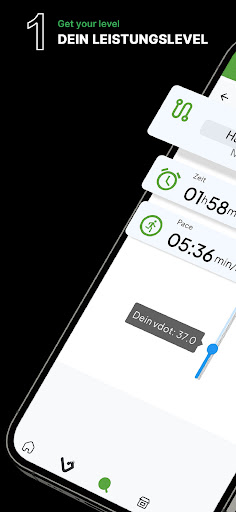 Android application RACEFUEL Energy Gel Rechner screenshort