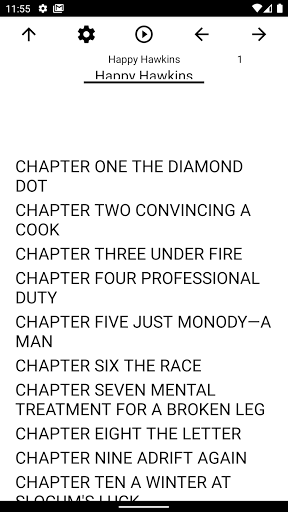 Android application Book, Happy Hawkins screenshort