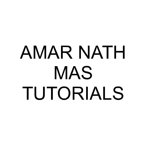 AMAR NATH MAS TUTORIALS