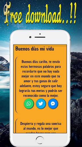 Good morning my love