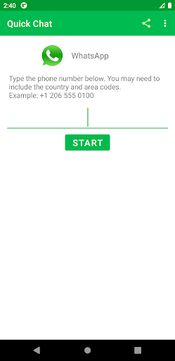 Quick Chat Screen 2