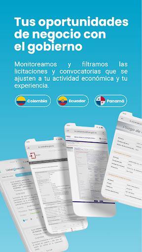 Android application Licitaciones.info screenshort