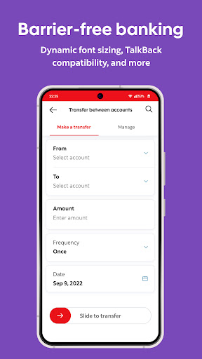 Screenshot of Scotiabank Mobile Banking
