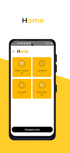 Android application FoodBee Resturant App screenshort
