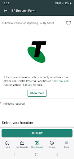 InfraCo ISR Screen 3