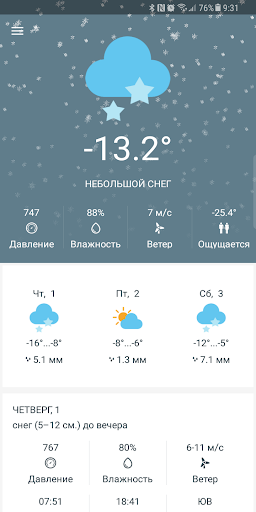 Погода в Бобруйске Screen 2