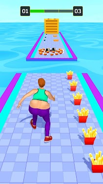 #1. Gym Running Game 3D - Obstacle Courses (Android) By: Spiel Hub