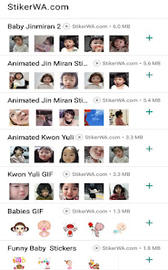 Imágen 3 Bebés animados wastickerapps android