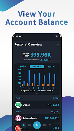 HOYA Money-Tracking your money Screen 2
