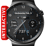 Black Leather HD Watch Face icon