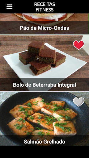 Receitas Fitness Screen 2