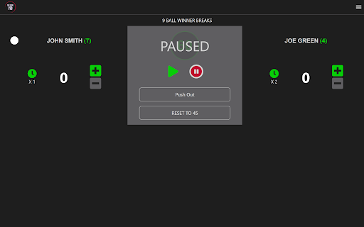 Android application Cue Score Pro screenshort
