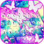 Cover Image of Télécharger Shining Butterfly Galaxy Keybo  APK