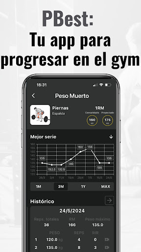PBest Planificador Rutinas Gym Screen 2