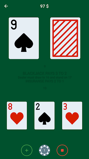 Blackjack Screen 2