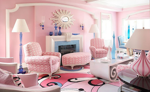 Pink house with furniture. Cra - Apps en Google Play