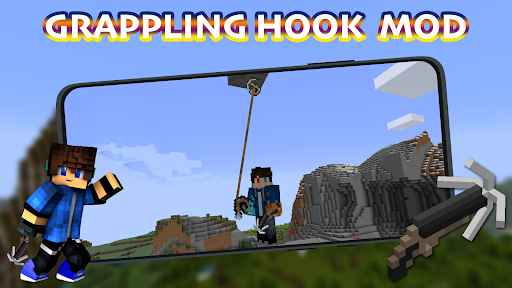 Grappling Hook Mod for MCPE 1
