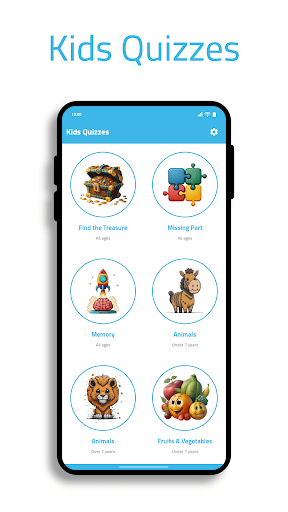 Android application Kids Quizzes screenshort