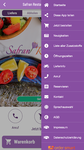 Safran Restaurant Gehrden Screen 3