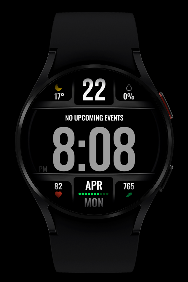 #4. WR 018 Digital Watch Face (Android) 게시자: SHIFRwatchface