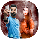 Selfie with Virat Kohli, Cricketer icon