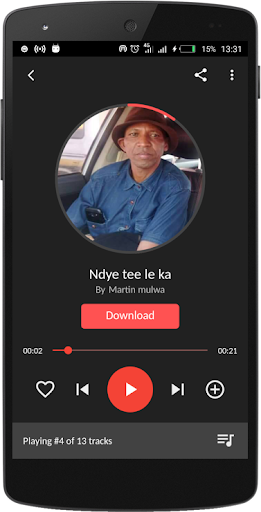 Android application Kamba Music screenshort