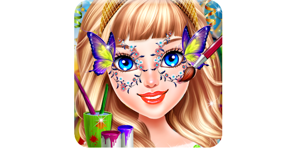 School Girls Face Paint Party Apps On