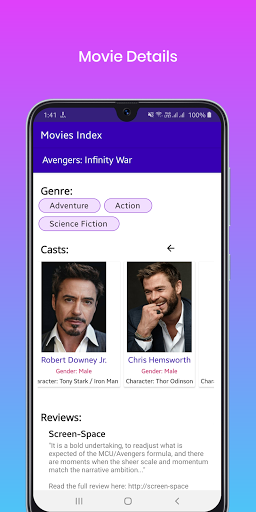 Movies Index Screen 3