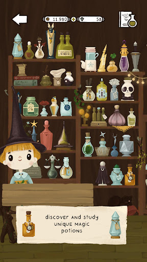 Olivia the Witch. Potion store MOD APK 6