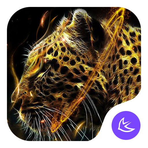 Fire Leopard Wolf--APUS Launch 67.0.1001 Icon