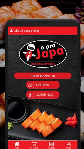 Android application É Pra Japa screenshort